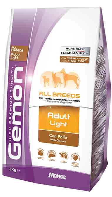 GEMON HPQ CANE AD LI POLLO 3KG