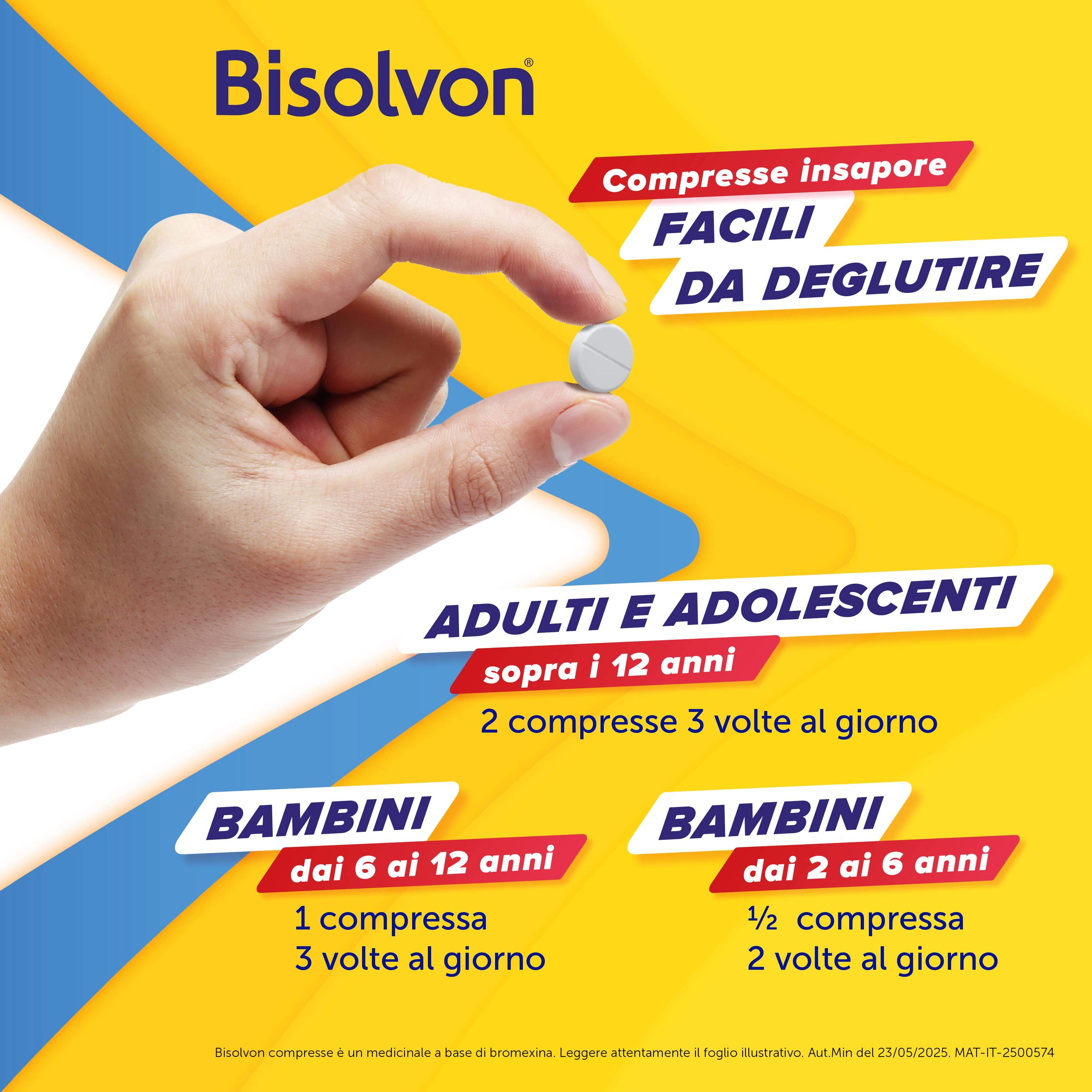 Bisolvon 8 mg - Mucolitico Per Tosse Grassa 20 Compresse