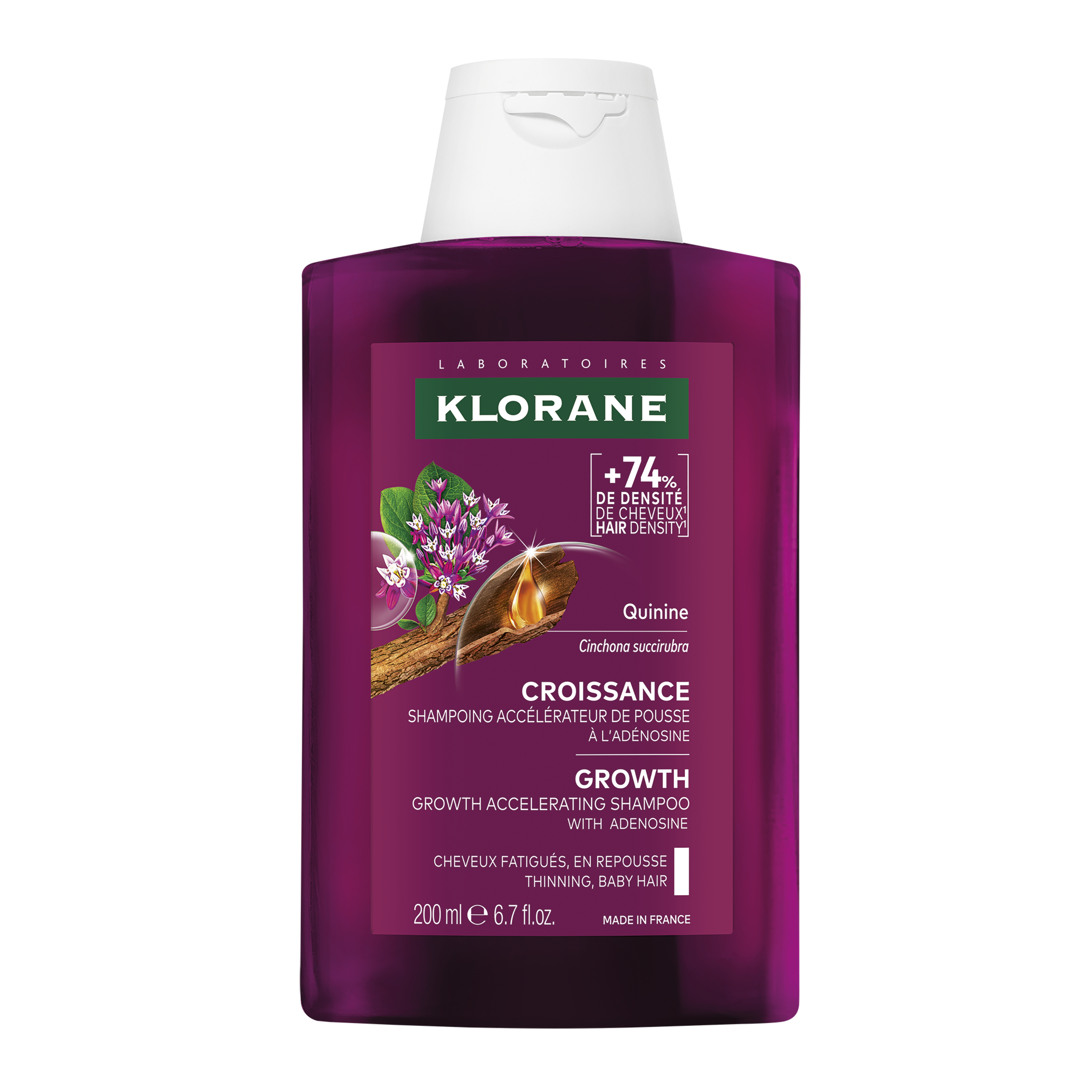Klorane - Crescita - Shampoo Acceleratore Di Crescita Fisiologica Alla Chinina 200 ml