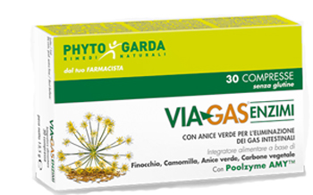 Via Gas Enzimi Integratore 30 Compresse