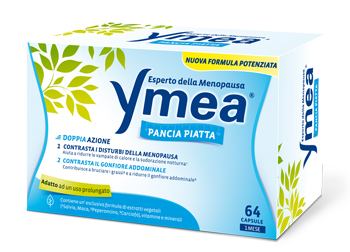 Ymea Pancia Piatta Integratore Menopausa e gonfiore addominale 64 Capsule