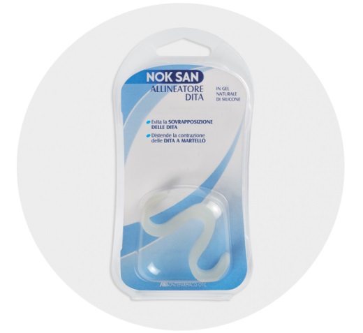 Nok San Allineatore Dita in Gel 1 Pezzo