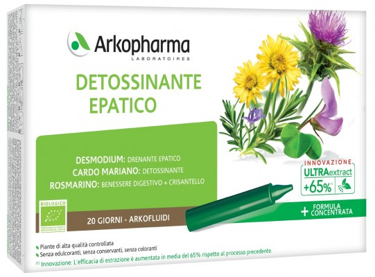 Arkofluidi Detossinante Epatico 20Flaconcini 