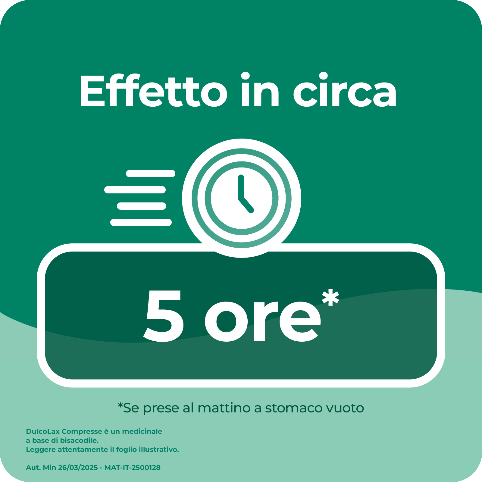 Dulcolax 5 mg - Lassativo Ad Azione Rapida Contro La Stitichezza Occasionale 40 Compresse Rivestite