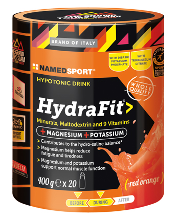 Named Sport - HydraFit> 400 g - Integratore Di Magnessio, Potassio E Vitamine