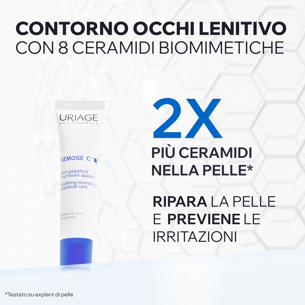 Uriage - Xémose C8+ Trattamento Palpebrale Lenitivo E Nutriente Per Secchezza Perioculare E Atopia 15 ml