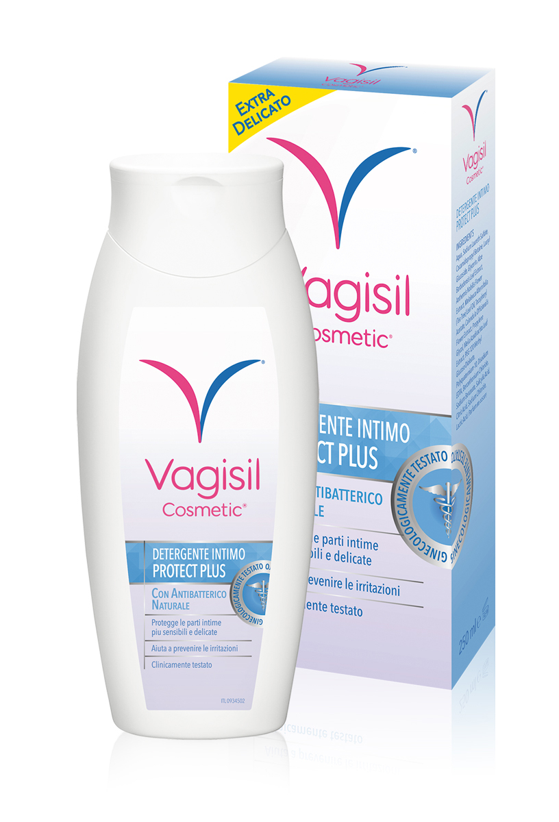 Vagisil Detergente Antibatterico Protect Plus Per l'Igiene Intima Quotidiana Con Olio di Neem e Tea Tree Oil. Aiuta a Prevenire le Irritazioni Intime 250ml