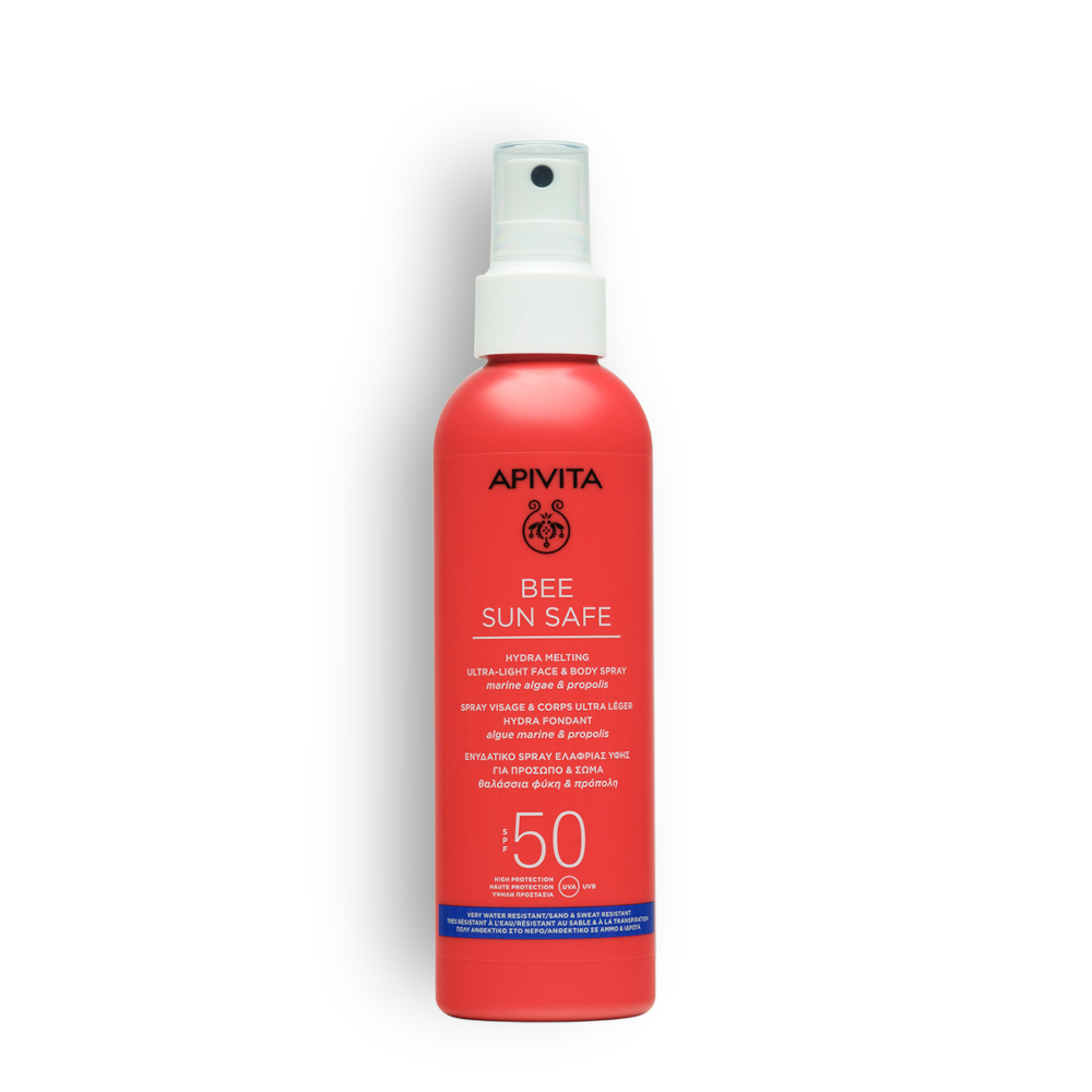 Apivita - Sun Bee Safe - Hydra Melting Spray Ultra-Leggero SPF50 Viso E Corpo 200 ml