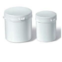 Safety Vasetto Plastica Bianco 100ml 1Vasetto