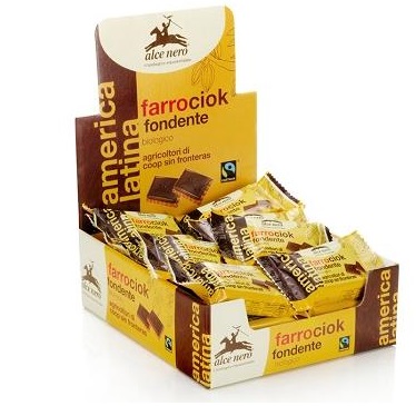 Alce Nero Farrociok Fondente Biscotto Biologico 28 g