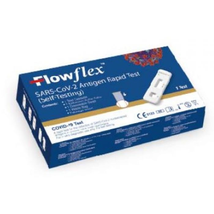 KIT Tampone Rapido COVID-19 Test antigenico SARS-CoV-2 FlowFlex USO Autodiagnostico 1 pezzo