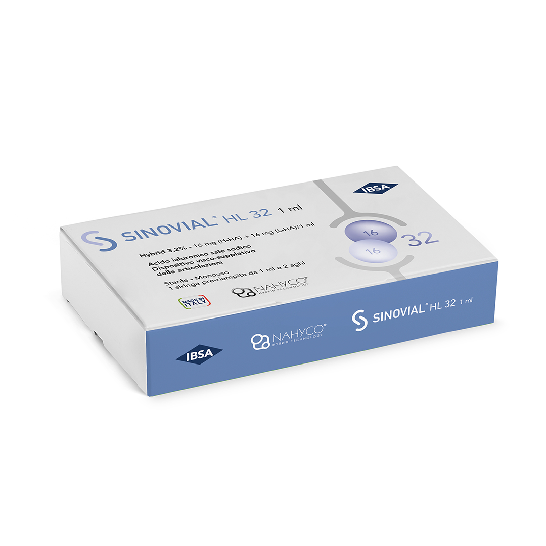 Sinovial HL - Siringa preriempita a base di Acido Ialuronico sale sodico 3,2% - 1 ml