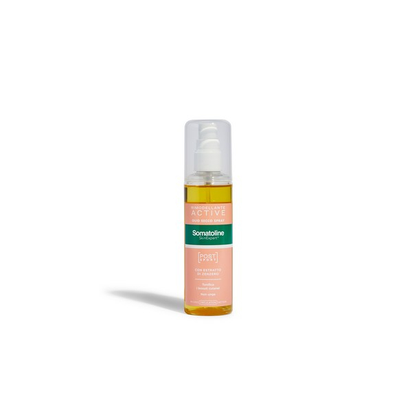 Somatoline SkinExpert, Rimodellante Active Olio Secco Spray Post-Sport, Trattamento gambe Rimodellante, Estratto di Zenzero  125ml