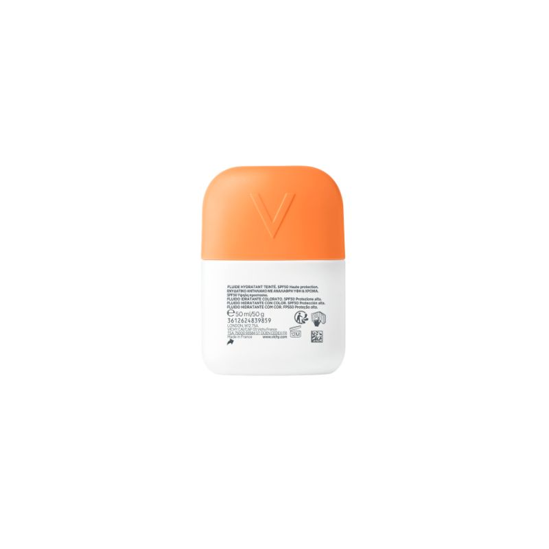 Vichy Capital Soleil UV Aqua SPF50 - Fluido Idratante Colorato Viso 50 ml