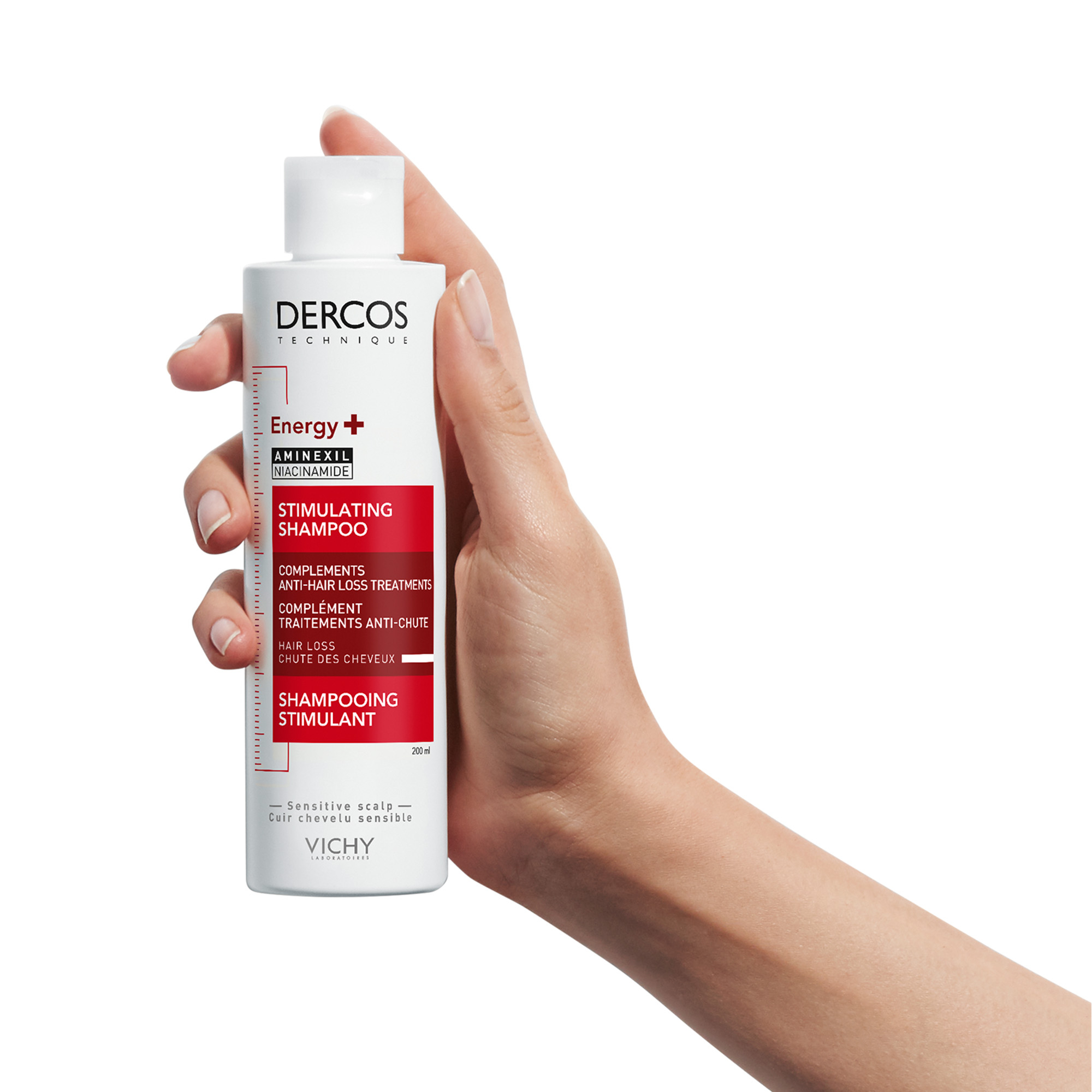 Vichy Dercos Shampoo stimolante Energy+ trattamento complementare anti-caduta 200 ml