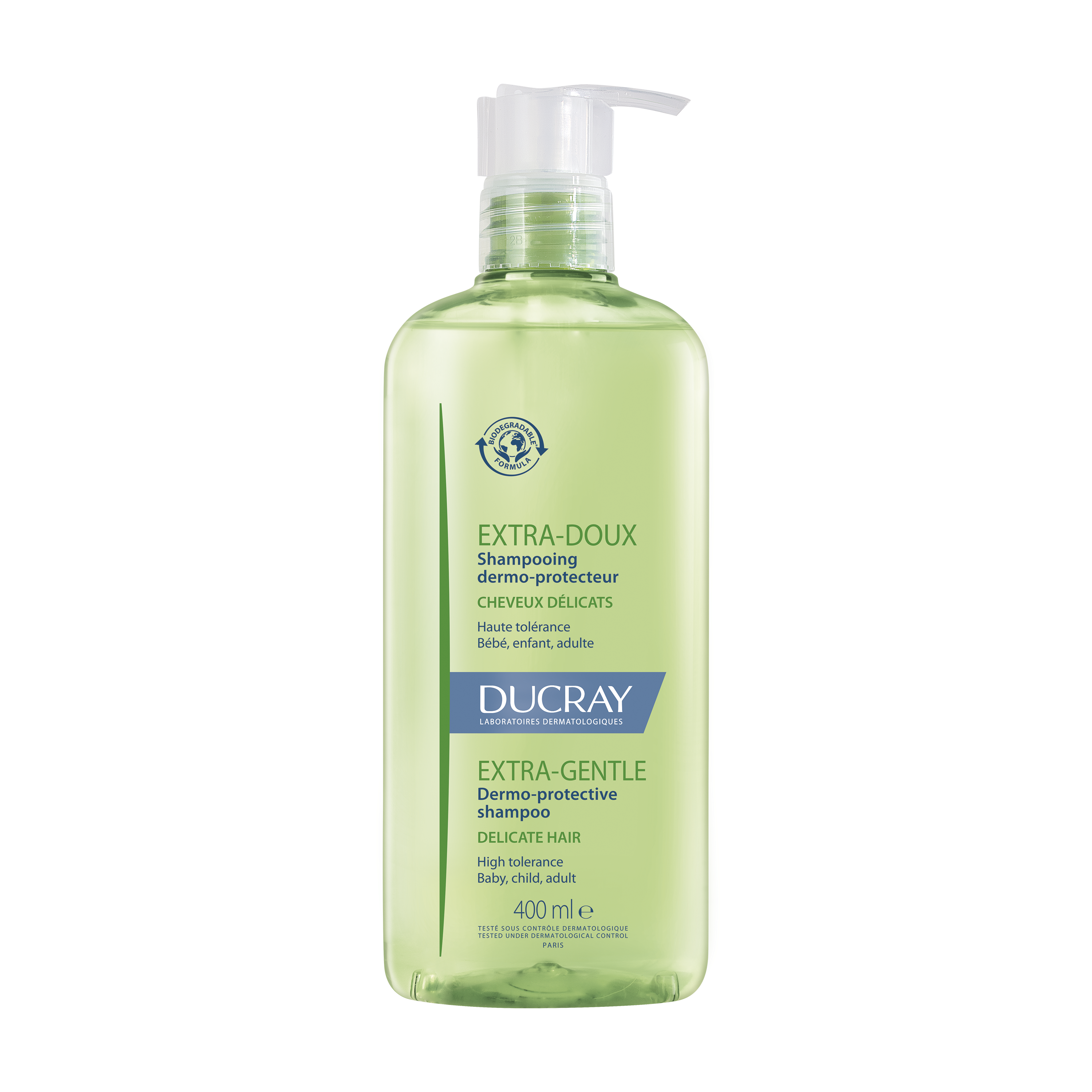 Ducray - Extra Delicato - Shampoo Dermo-Protettore Per Capelli Normali E Delicati 400 ml
