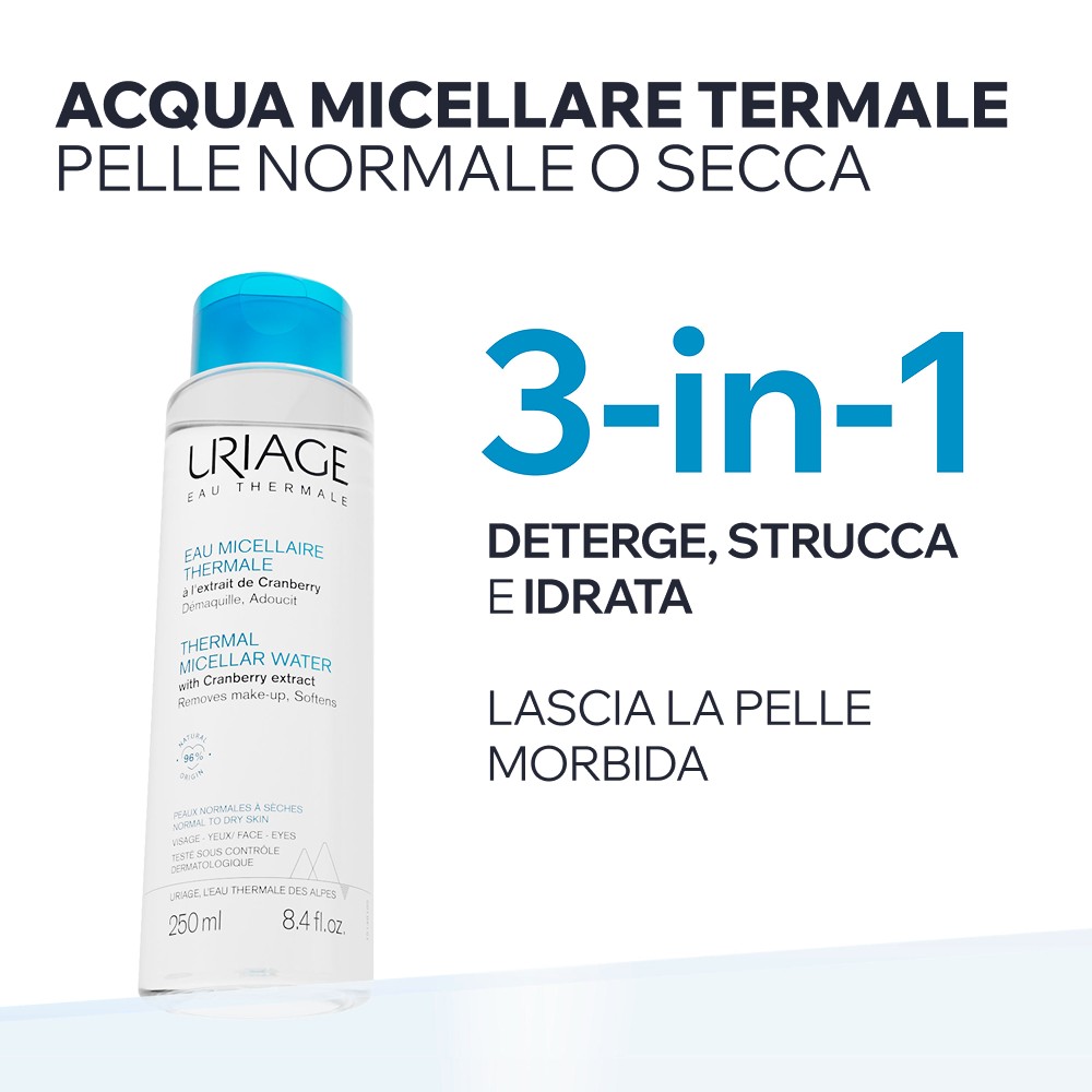 Uriage - Acqua Micellare Termale Per Pelle Normale O Secca 100 ml
