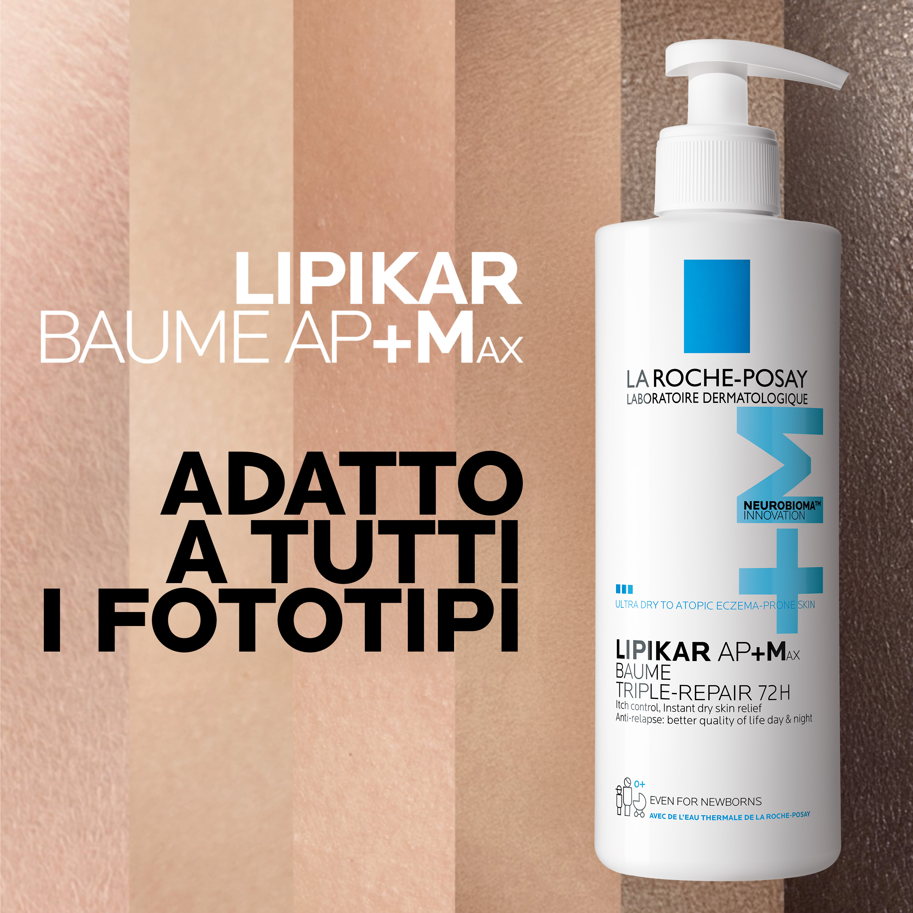 La Roche-Posay Lipikar - Baume AP+MAX Balsamo Relipidante Per Pelle Secca 400 ml
