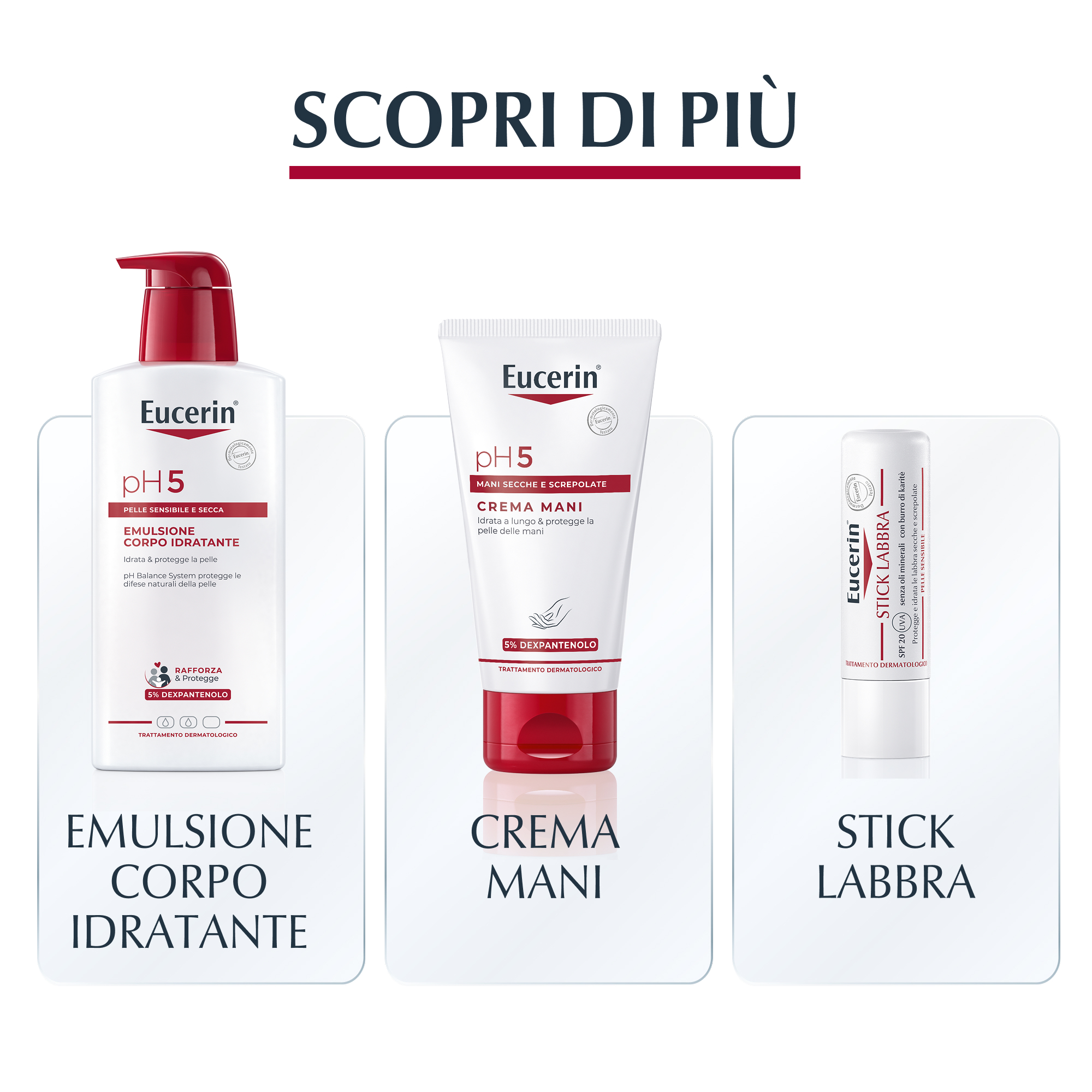 Eucerin pH5 Detergente Fluido Viso e Corpo Pelle Sensibile 400 ml