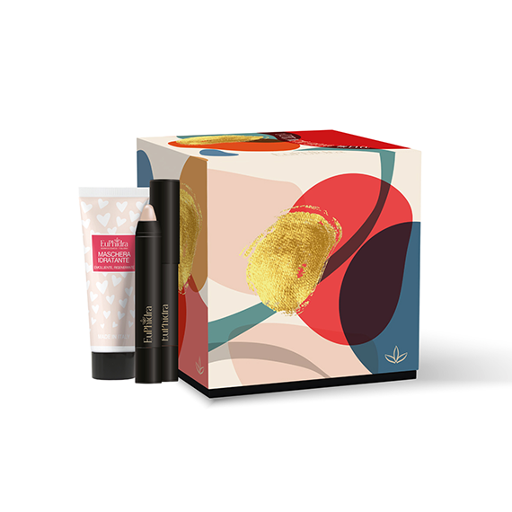 Euphidra Cofanetto Regalo L'altra Meta' della Mela Maschera Idratante + Lip Balm Stilo