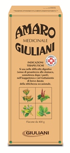 Amaro Medicinale Giuliani - Erbe digestive - 400 g 
