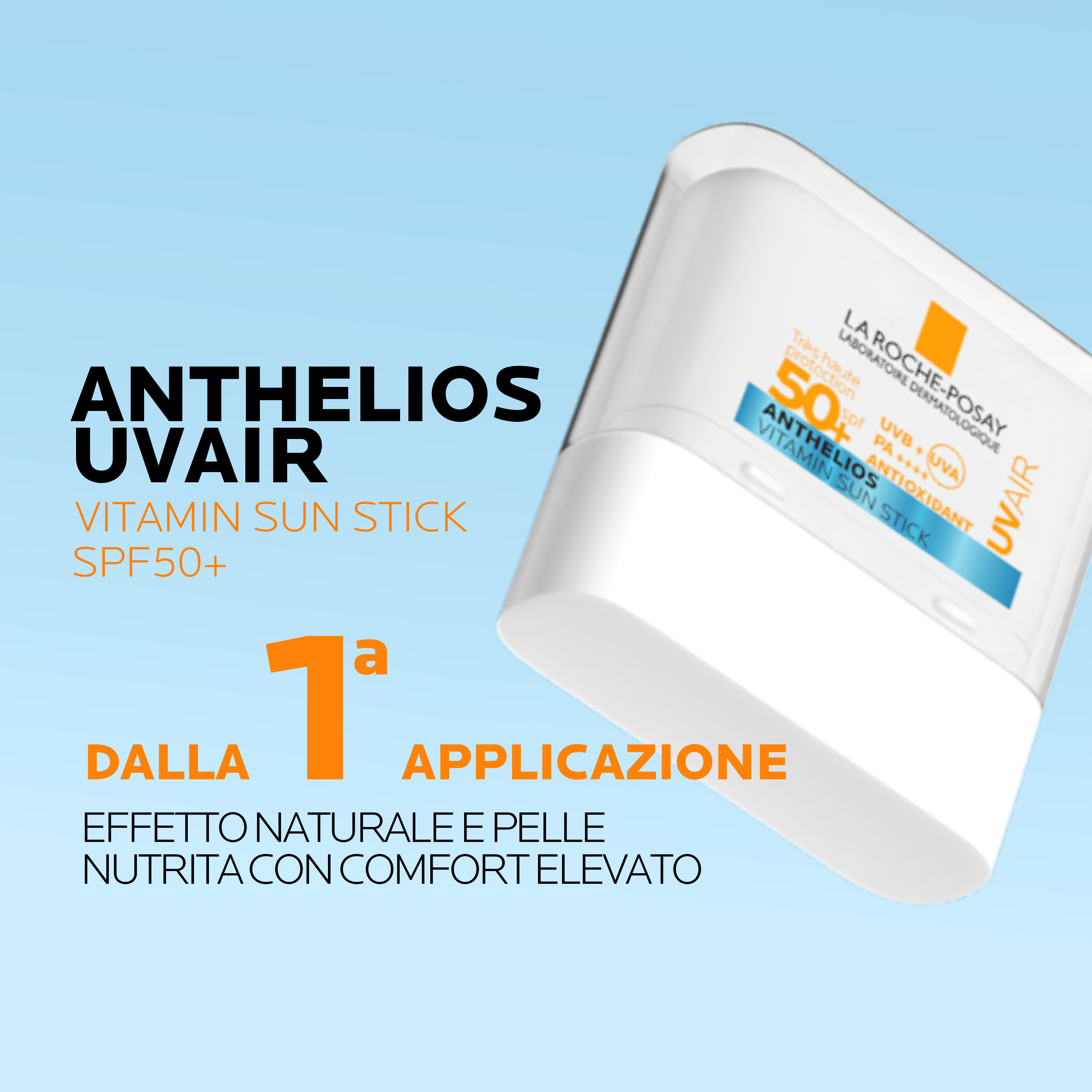 La Roche-Posay Anthelios Uvair Vitamin Sun Stick - Stick Solare SPF50+ Viso 9 g