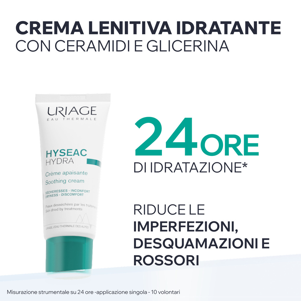 Uriage Hyséac - Hydra Crema Lenitiva Idratante Viso Per Pelle Acneica E Fragilizzata 40 ml