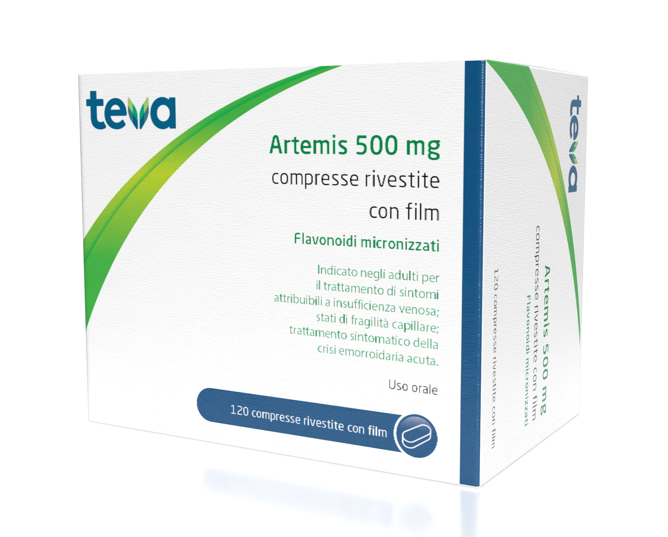 ARTEMIS*120CPR RIV 500MG