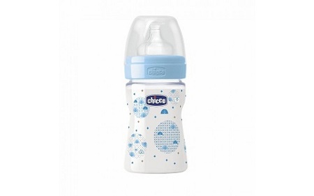 Chicco Biberon 150 ml  polipropilene e silicone 1 foro