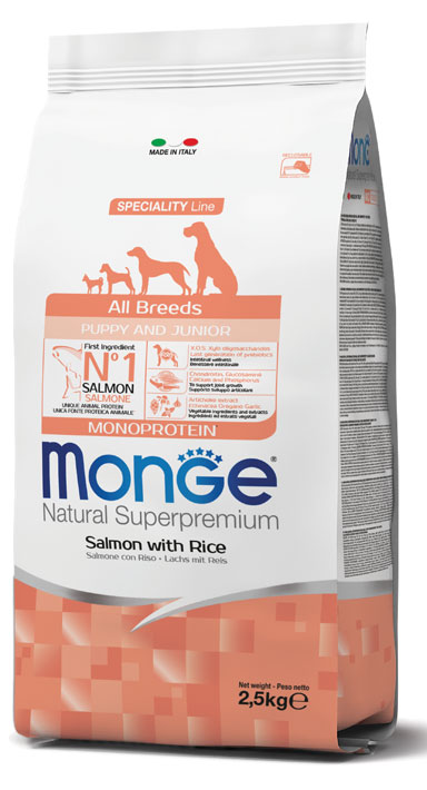 MONGE ALL P SALMONE/RISO 2,5KG