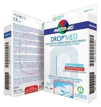 Dropmed Medicazione Adesiva Sterile  5 Pezzi 12,5X12,5cm