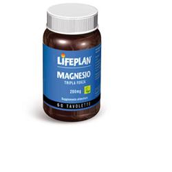 Lifeplan magnesio tripla forza per il benessere dell'organismo 60 tavolette
