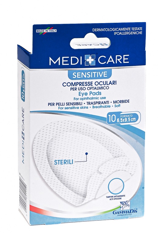 COMPRESSE OCULARI 10PZ