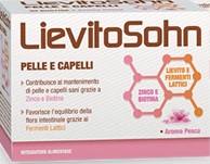 LievitoSohn Pelle e Capelli Integratore Con Fermenti Lattici 60 Compresse
