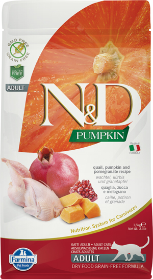 N&D P FEL QUAIL AD 1,5KG