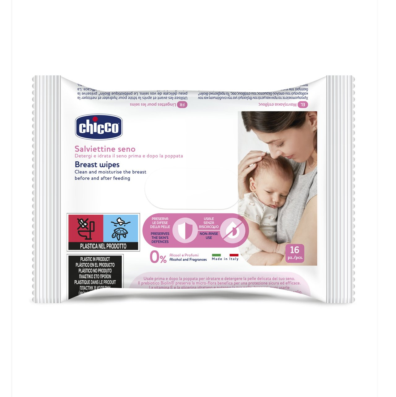CH SALVIETTE DET SENO 16PZ