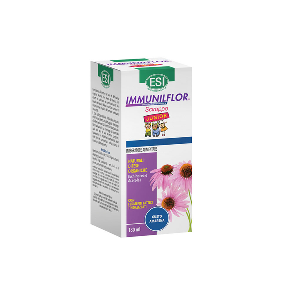 Esi Immunilflor Sciroppo Junior Integratore Difese Immunitarie 180 mL