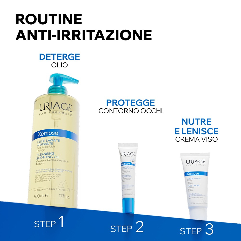 Uriage - Xémose C8+ Crema Antiprurito Lenitiva E Nutriente Per Pelle Atopica E Con Eczema Viso 40 ml