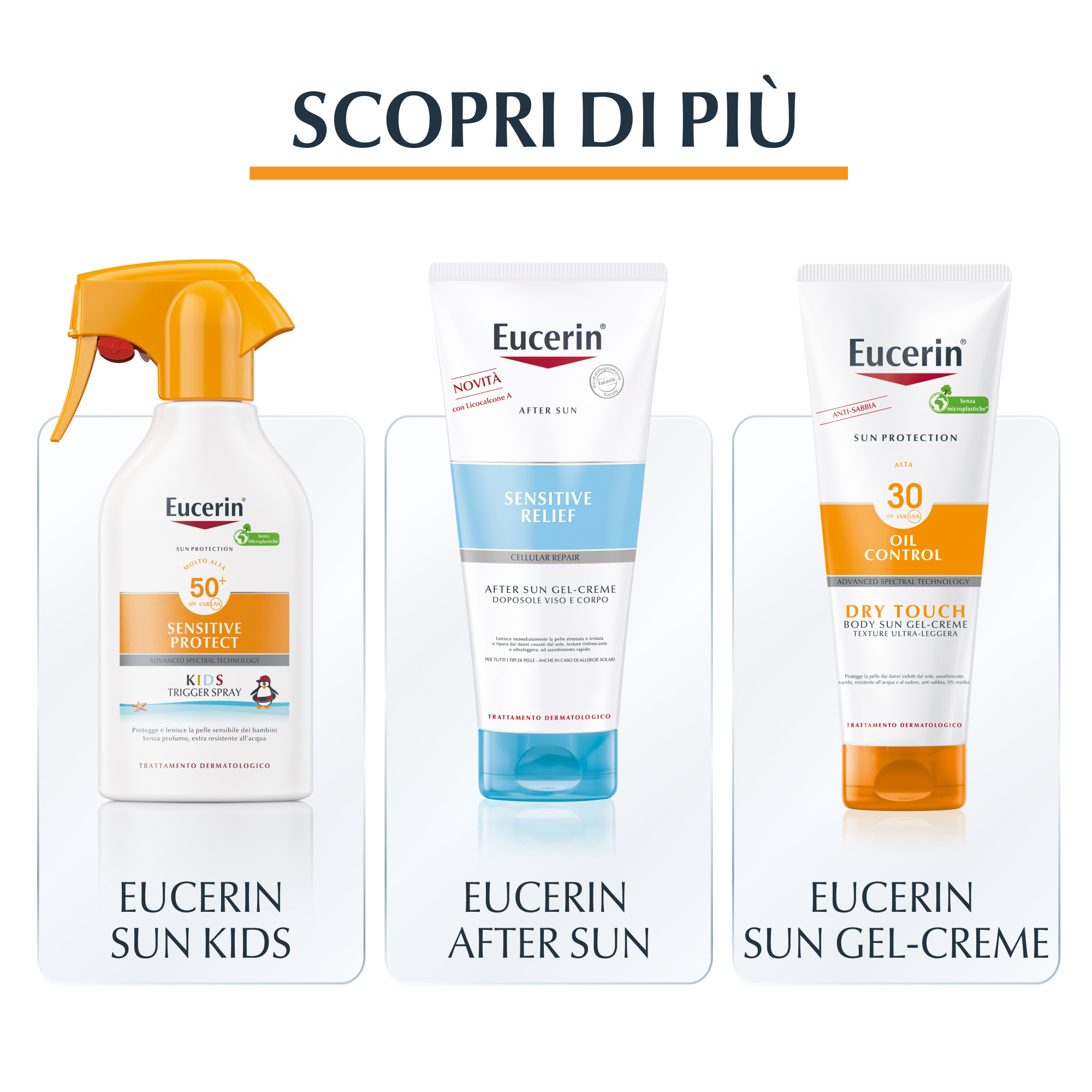 Eucerin Sun Spray Solare Trasparente Corpo Bambini SPF50+ 200mL