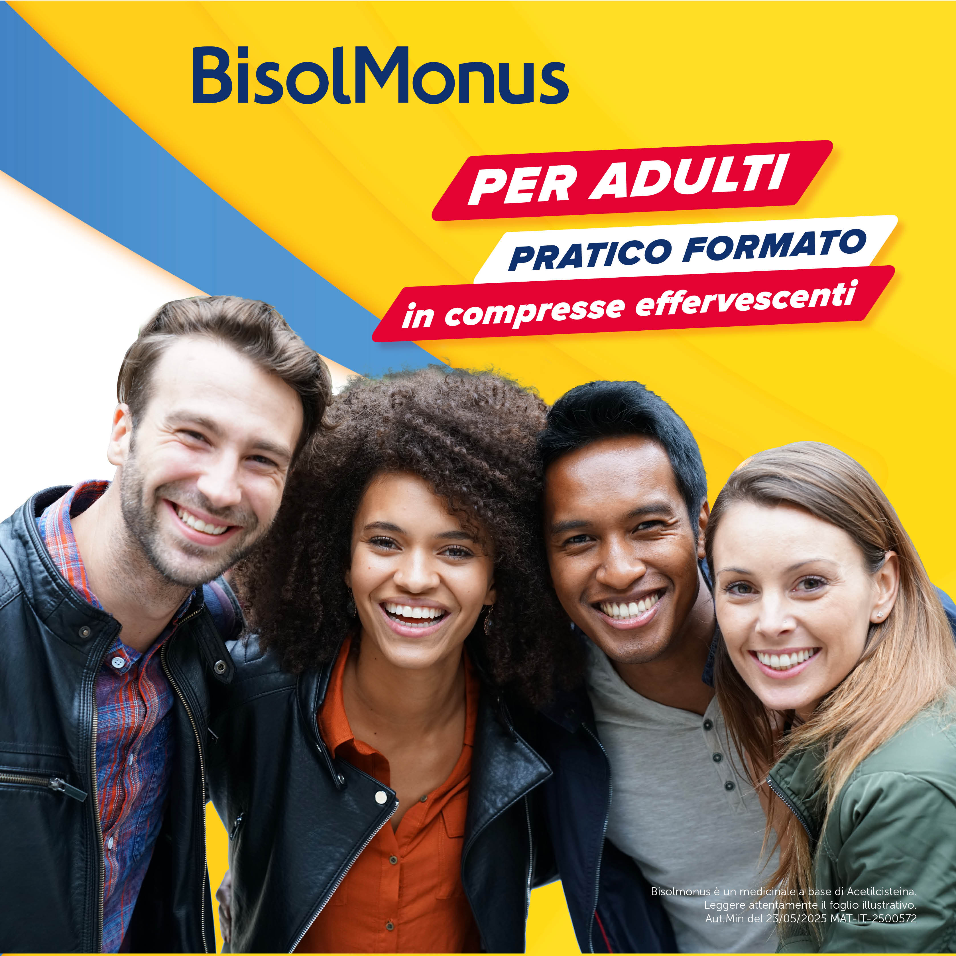 Bisolmonus 600 mg Mucolitico - 10 Compresse Effervescenti Per Catarro E Tosse Grassa