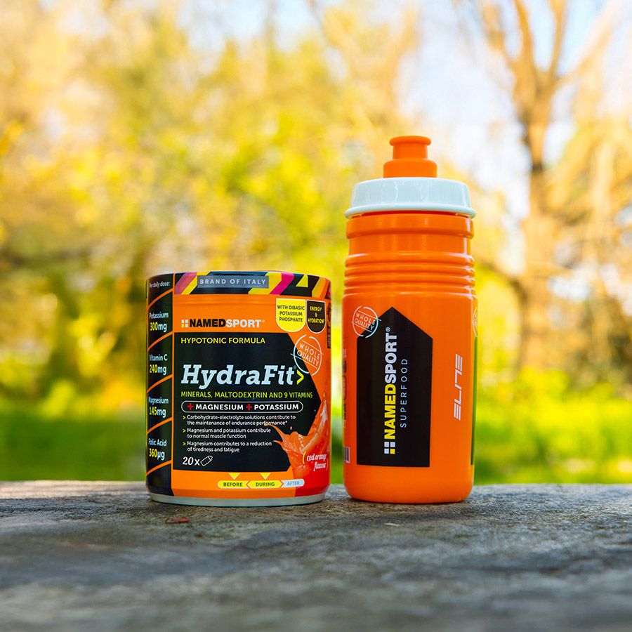 Named Sport - HydraFit> 400 g - Integratore Di Magnessio, Potassio E Vitamine