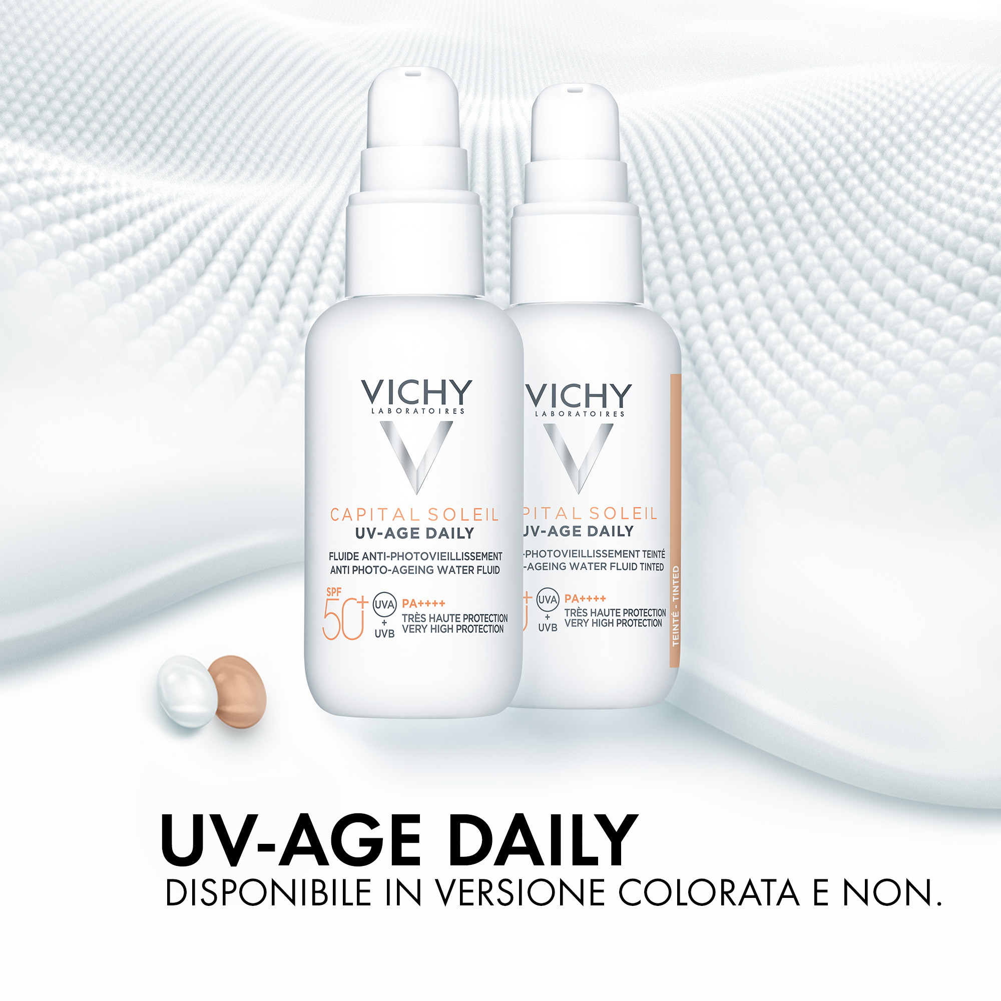 Vichy Capital Soleil UV-Age Daily SPF50+ Fluido Anti Fotoinvecchiamento Colorato 40 ml