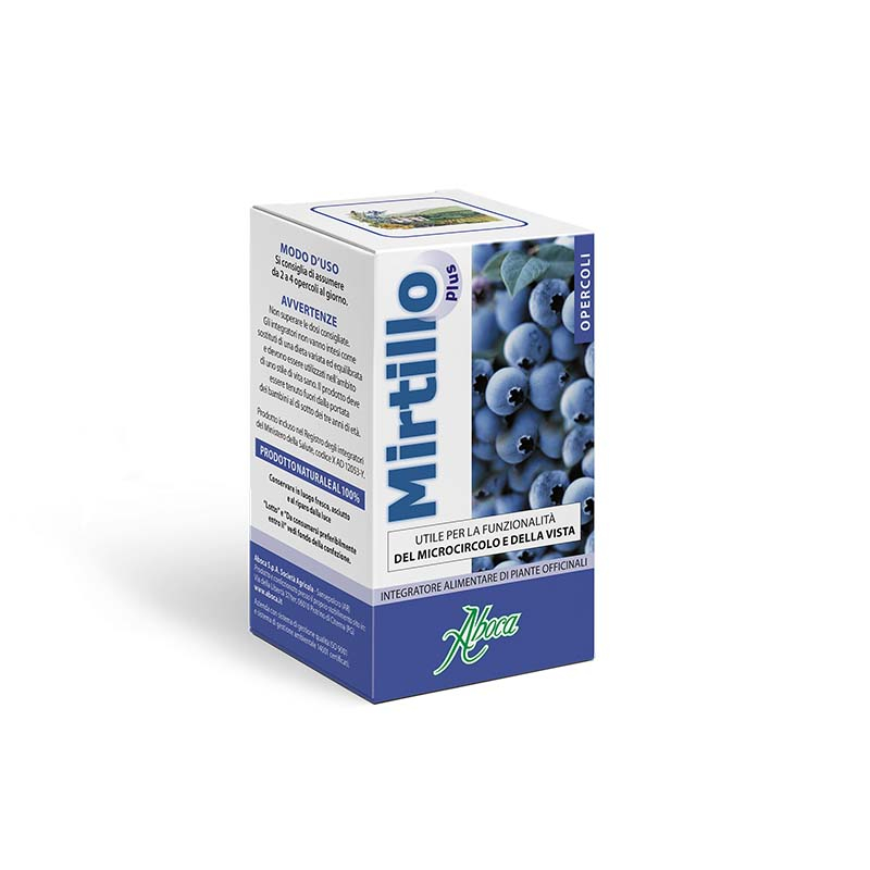 Aboca Mirtillo Plus Integratore Microcircolo e Vista 70 Opercoli