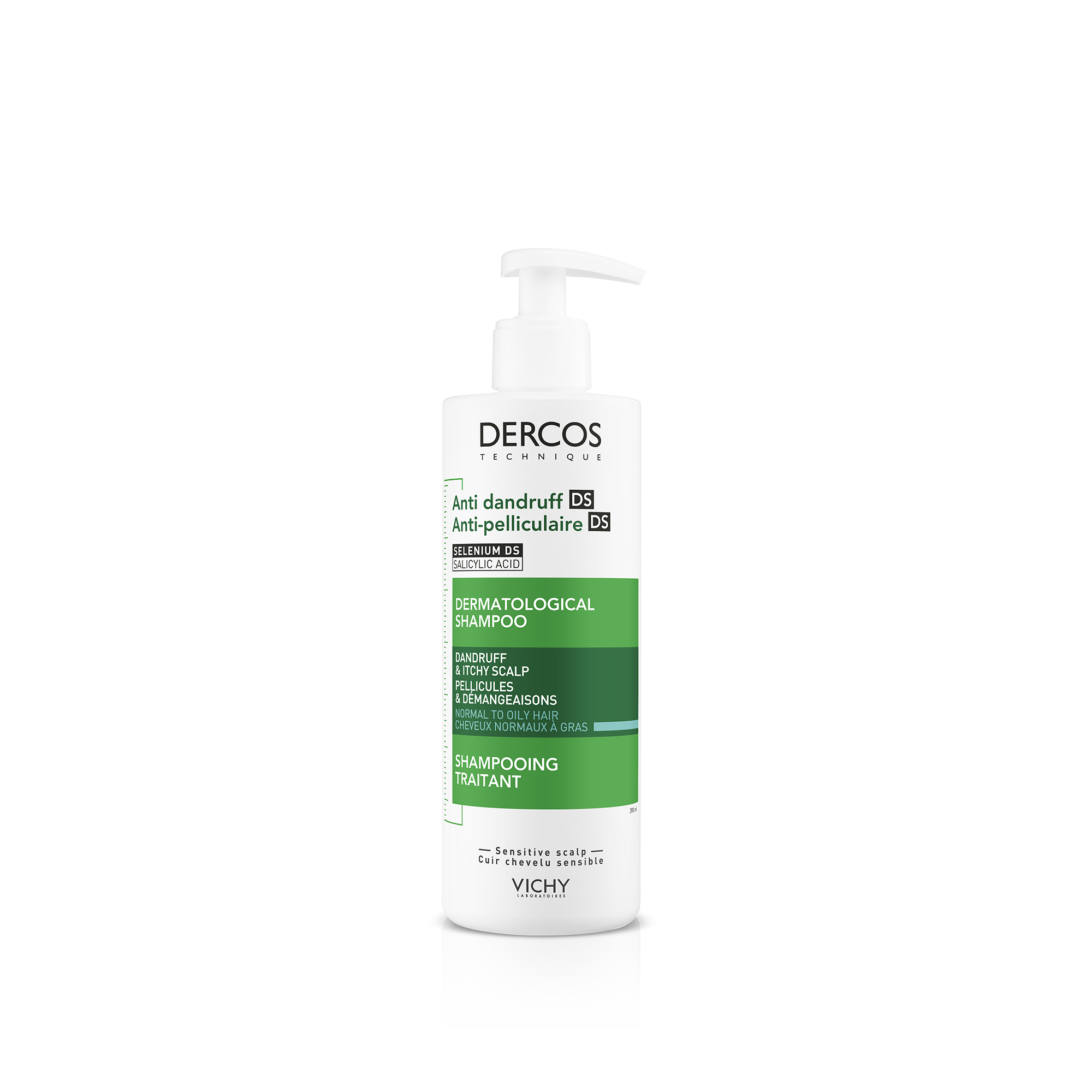 Vichy Dercos Shampoo trattante Anti-forfora DS per capelli da normali a grassi 400 ml