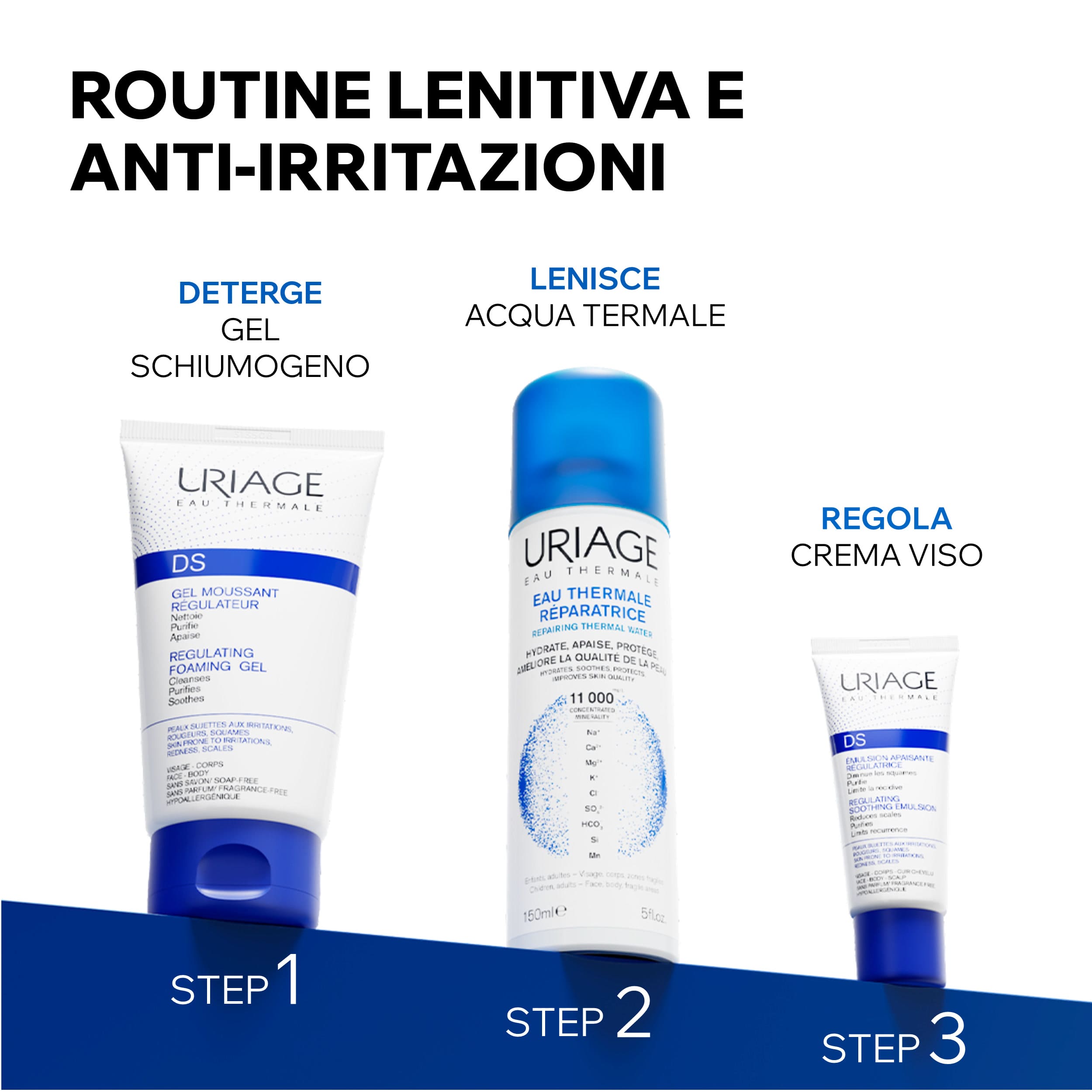 Uriage D.S. - Crema Viso Normalizzante Per Dermatite Seborroica 40 ml