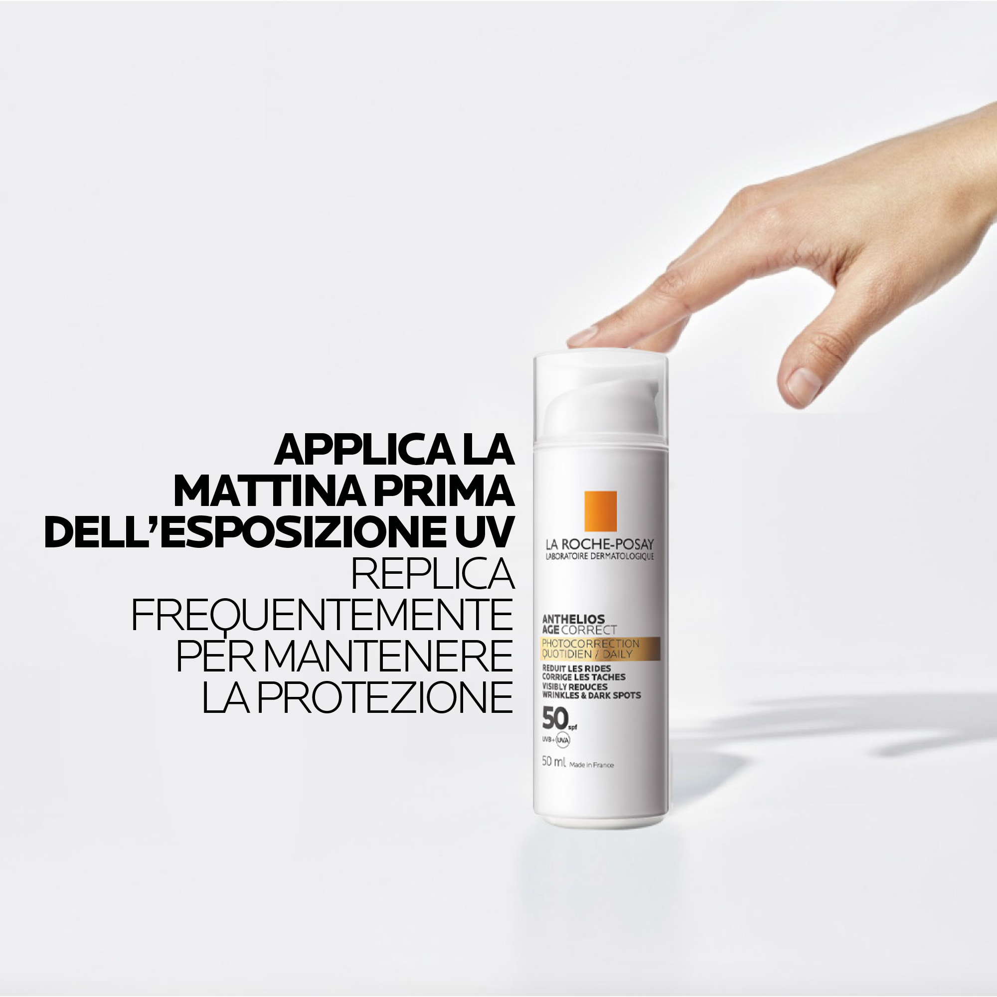La Roche-Posay Anthelios Age Correct - Trattamento Foto-Correttivo SPF50 Viso 50 ml