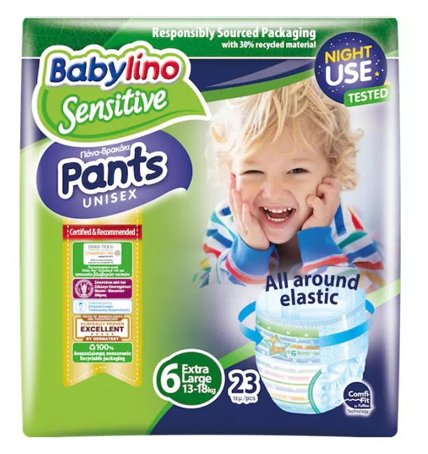 BABYLINO PANTS UNISEX  PACCO SCORTA 6 15+ KG