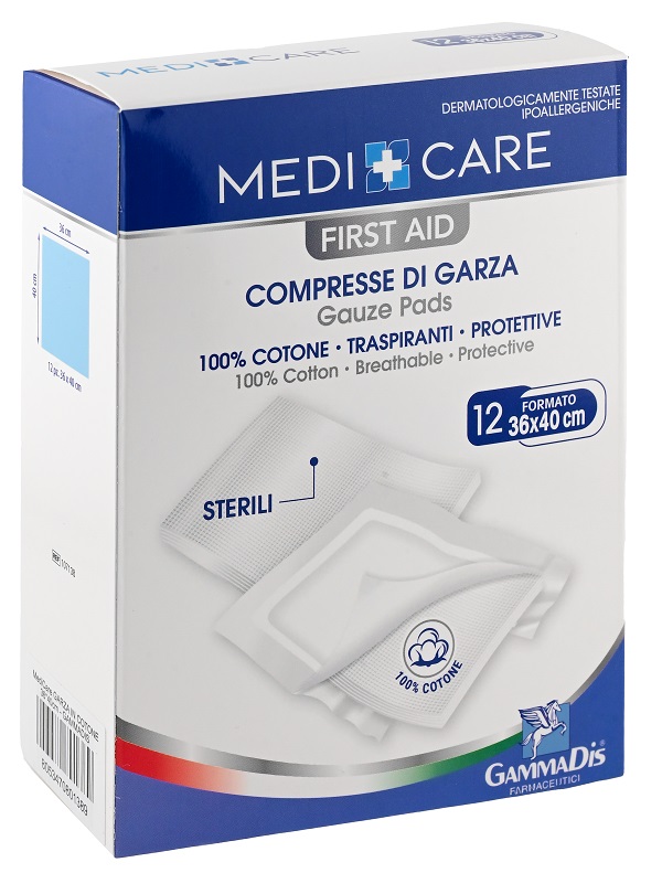 GARZA COTONE 36X40CM 12PZ