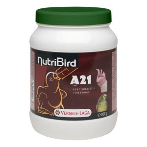 VERSELE LAGA MANGIME VOLATILI NUTRIBIRD A21 PAPPA IMBECCO 800GR