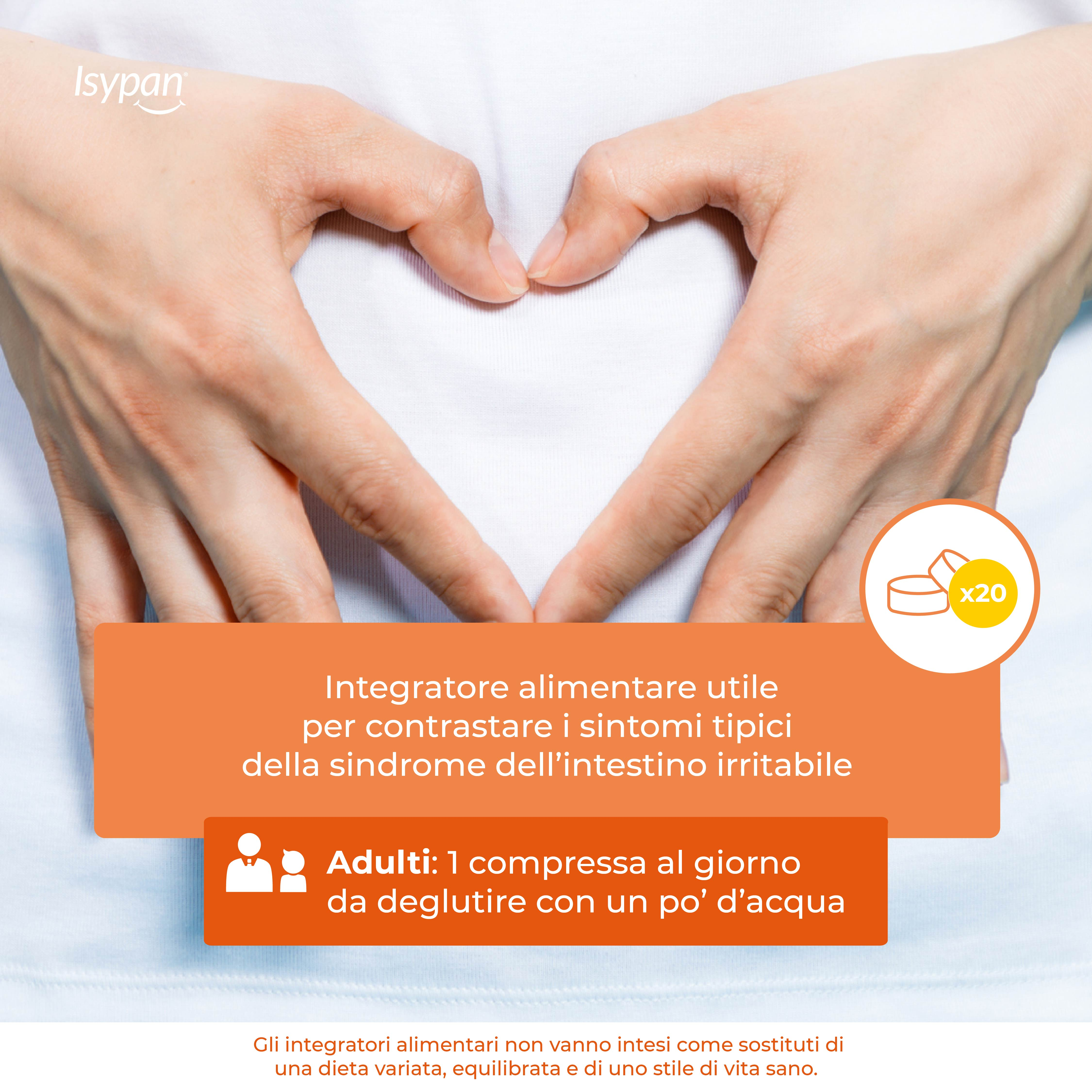 Isypan IBSComplex 20 Compresse - Integratore Per La Funzionalità Del Sistema Digerente